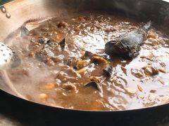 柴锅炖水库鱼-姥家大锅台水库渔家