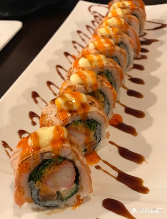 九渔寿司-三文鱼泰式卷-菜-三文鱼泰式卷图片-青岛美食-大众点评网