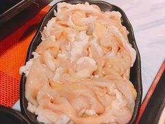 鹅肠-鲜入围煮花胶鸡海鲜火锅