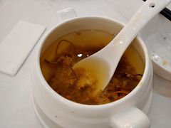 虫草花炖肉汁汤-东江渔村·古典园林·30年粤菜老字号(太和店)