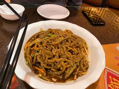 撒子牛肉丝-刘胖子家常菜·蹄花焖藕(中南店)