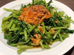 虾酱空心菜-汤城小厨•粤菜•靓汤(苏州街店)