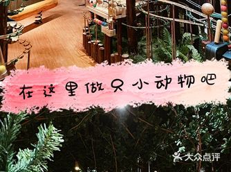 在木育森林里做一只小动物，遛娃好去处