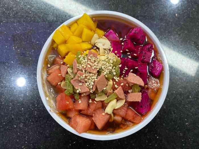 秀莲胡妈妈 冰粉茶饮开创者(老城店)-"「全家福冰粉」和老公两个人点