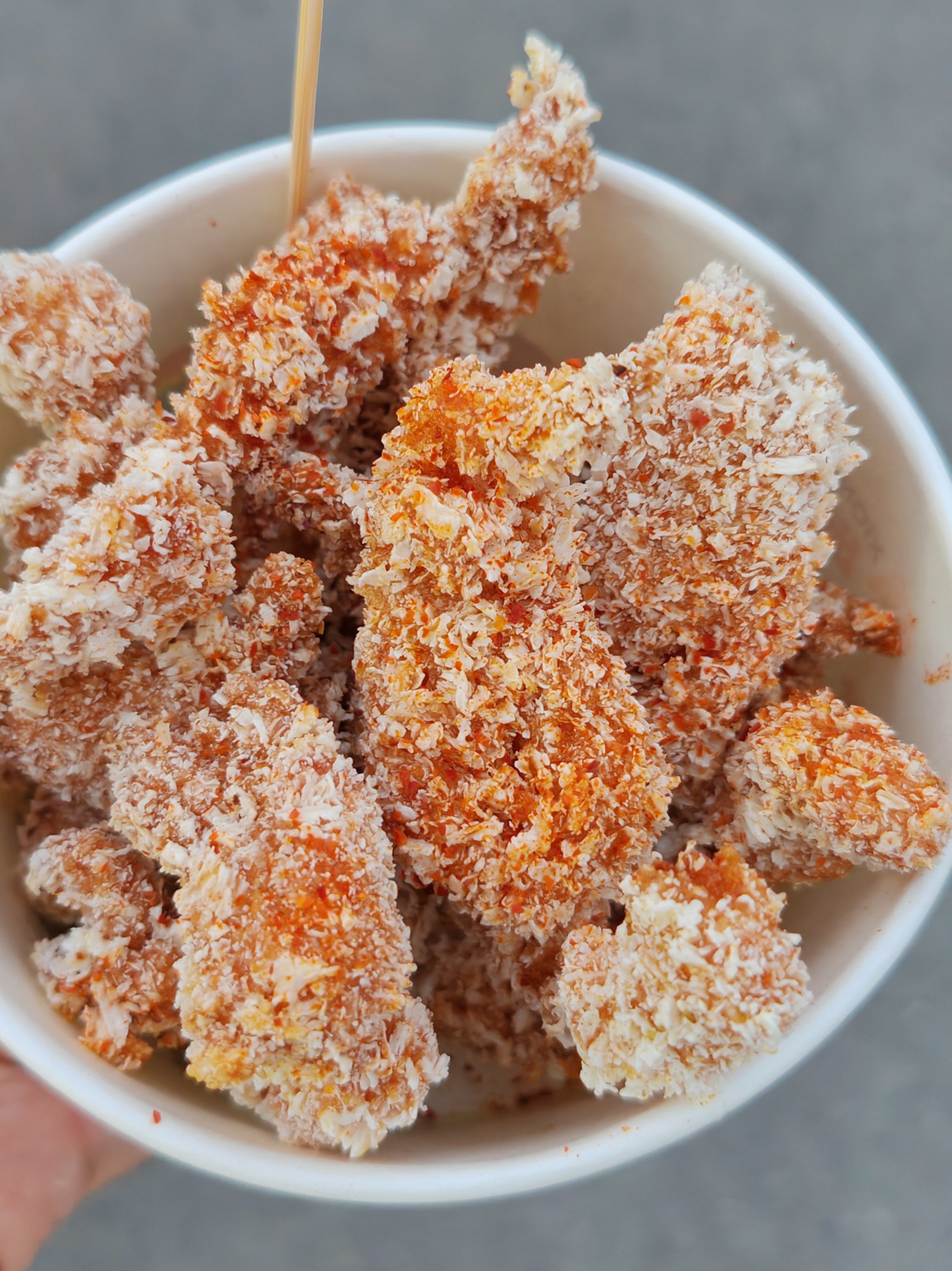 老式面包糠无骨鸡柳