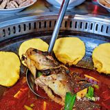 上海｜被东北朋友带来吃的铁锅炖。。。香😭了！