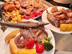 -广州万富希尔顿酒店-感趣自助餐厅·生蚝海鲜刺身