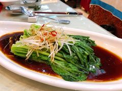 白灼菜心-鹊华居·地道鲁菜·海鲜·融合味(大明湖店)