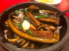 石锅鳝丝煲-镇江苏宁万豪酒店-苏筵中餐厅