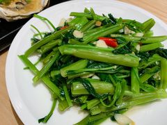爆炒通菜-隅乐胡椒虾·台湾菜·团建(皇岗店)