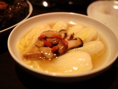 松茸瑶柱娃娃菜-湖滨28中餐厅·西湖宴·杭州君悦酒店