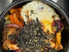 鱿鱼石锅拌饭-芒果料理小吃(人民大会堂店)