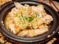 蒜香焗鱼头（有机鳙鱼）-廖川菜(太阳宫店)