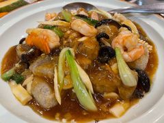 三鲜焖子-小船渔村•大连菜•大连焖鱼(明泽街店)