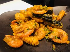 金沙黑南瓜焗虾-港丽餐厅(高德置地店)