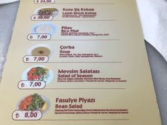 菜单-Tarihi Sultanahmet Köftecisi Selim Usta