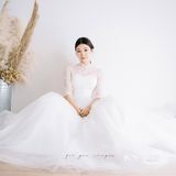 一组小清新新娘风格～ 妆发：李学淼