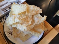 炸腐竹-烹然四季椰子鸡火锅(团结湖总店)