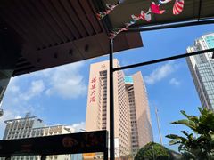 -深圳温德姆至尊酒店·大堂吧·户外花园