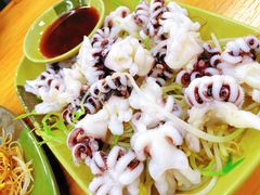 芥末白灼八爪鱼-贞姨美食·老字号海鲜大排档