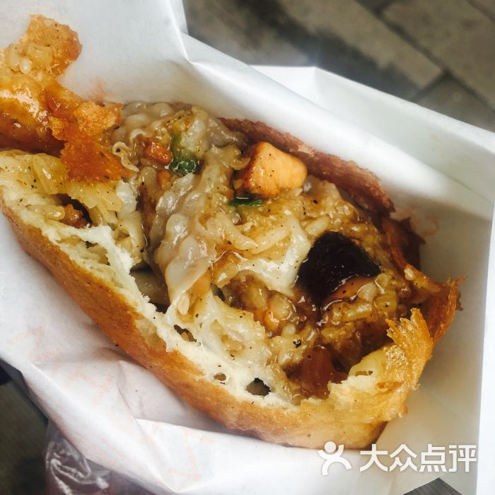 油饼包烧麦