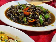 紫苏炒螺-先鲜鲫鱼粥