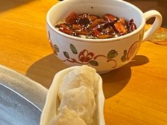 现炸辣椒油-老门框爆肚涮肉(望京店)