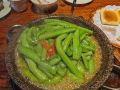 铁板鲜芋梗-农厨好味·温泉鹅·农家菜