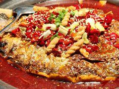 -探鱼·鲜青椒爽麻烤鱼(天一广场店)