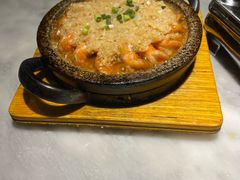 石板蒜蓉虾-小菜园新徽菜(芜湖镜湖苏宁店)