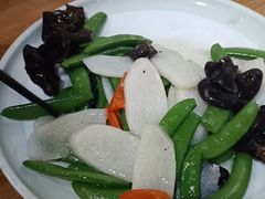 木耳甜豆炒山药-陈傻子餐厅(世纪都会店)