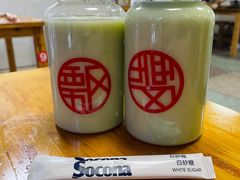豆浆-人和水上飘(第一家店)