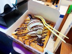 香草冰淇淋厚吐司-阿信厚吐司(曾厝垵店)