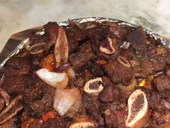 铁板牛仔骨-梁家大院•农家菜(昆山会展中心店)