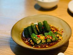 浇汁秋葵-潮粥荟·潮汕砂锅粥(槐房万达店)