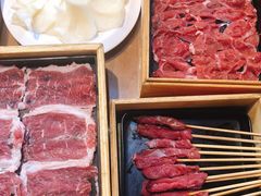 手工鲜切羊串串-古铜老院铜锅涮肉·清真(双井店)
