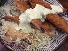 炸竹荚鱼-百步拉面