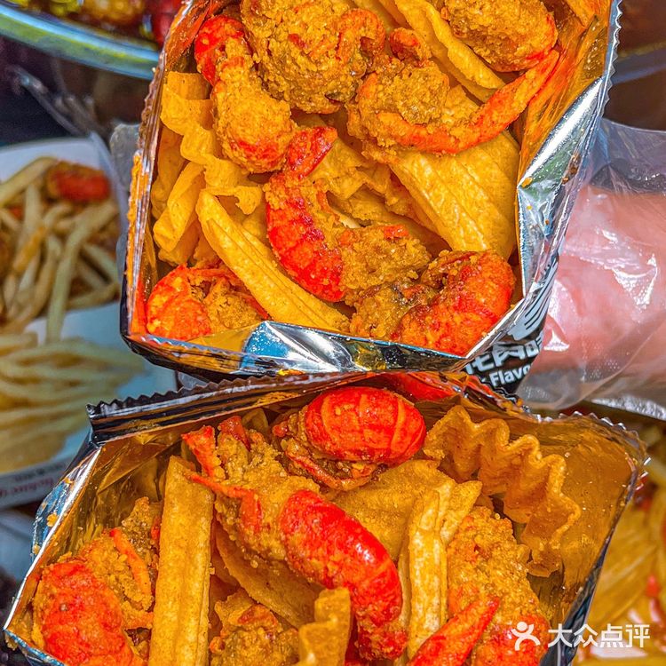 求求你们去吃咸蛋黄小龙虾薯条‼️‼️我沦陷了