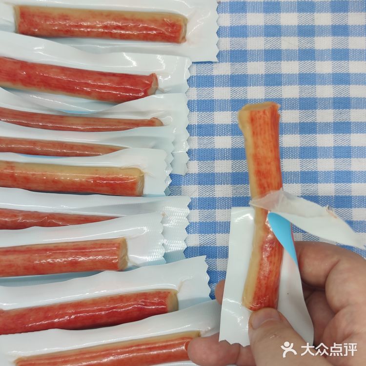 吃出了鱿鱼🦑味道的手撕蟹柳[加油]