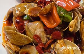 Scallion Oil Clams
