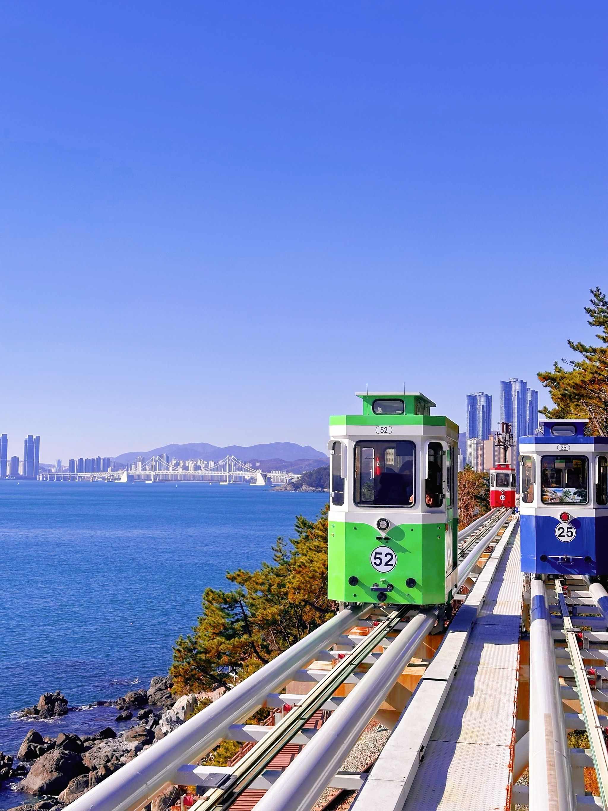 釜山海云台小火车图片