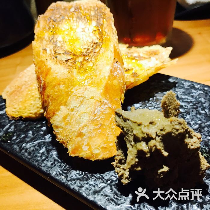 鸟啸炭火烧酒场烤白肝图片-北京日本料理-大众点评网