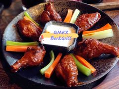 烟熏辣椒布法罗鸡翅-Q MEX 库迈墨西哥餐吧(三里屯店)