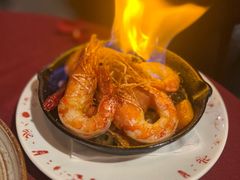 火焰橄榄油爆虾-BROWNSTONE布朗石西班牙餐厅(富城店)