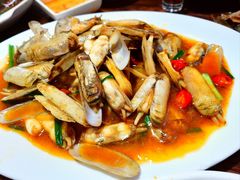 葱姜炒蛏子-车头老二大排档