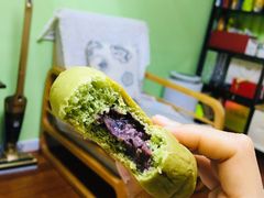 抹茶红豆小饼-稻田秋日式面包