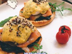 三文鱼班尼迪克蛋-KAFVS咖啡思咖啡馆(香海路店)