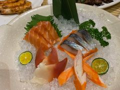 三文鱼刺身-津之港·日本料理·铁板烧