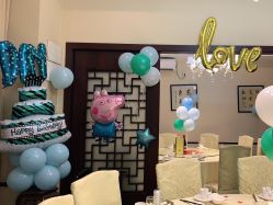 -小鲤鱼生日气球派对会场策划布置