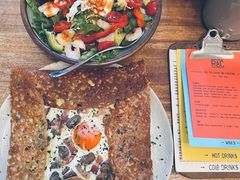 鸡蛋蘑菇熏肉荞麦可丽饼-RAC BAR(安福路店)